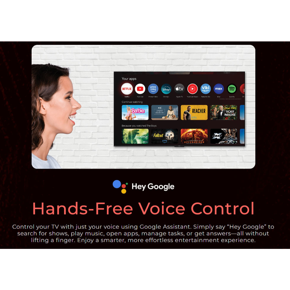 Thumbnail: [Free Shipping] Sharp QLED TV 55"/65"/75"/85"/98" 144Hz 4K Google TV