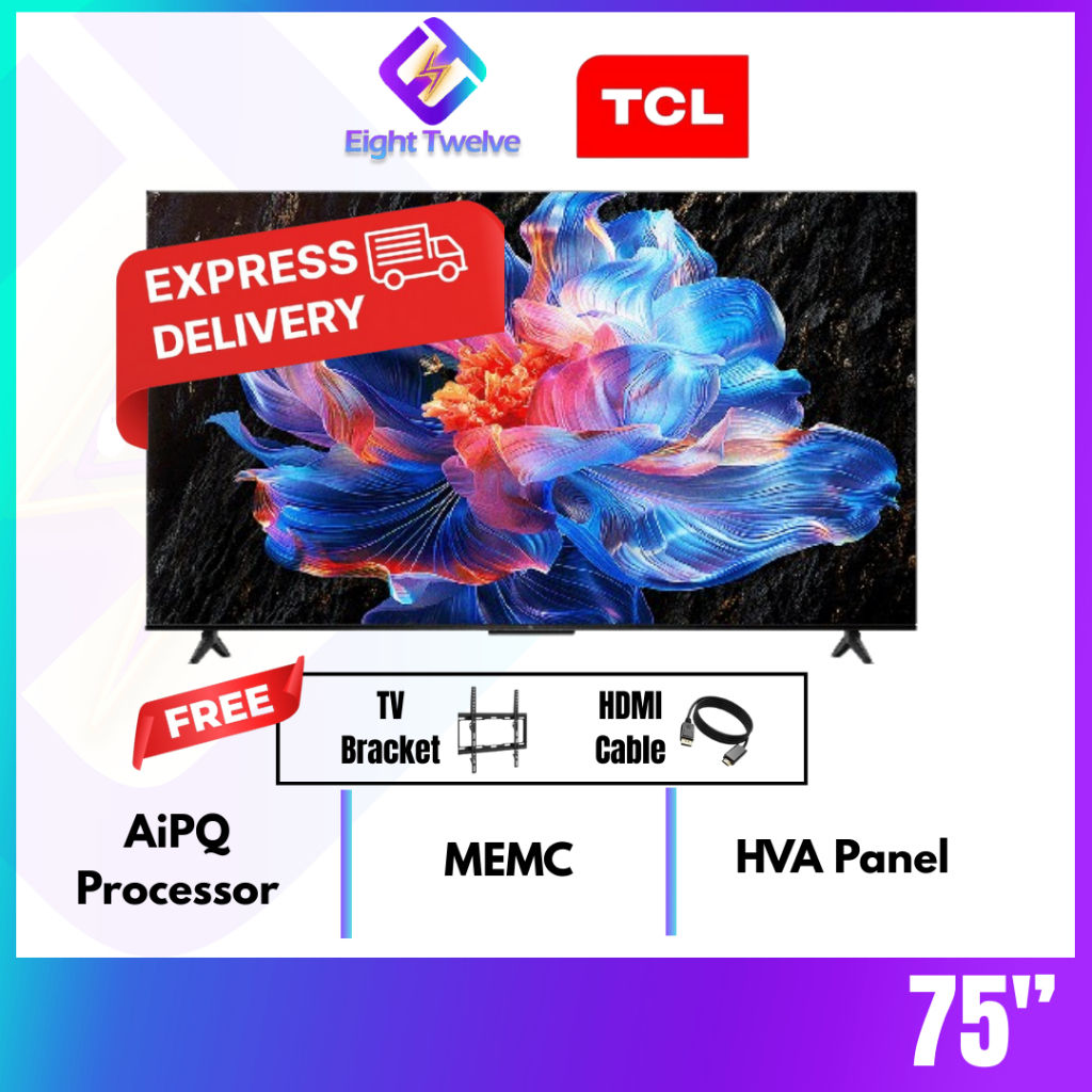 [Free Shipping] TCL LED TV 55" 65" 75" 2025 NEW 4K UHD Google TV