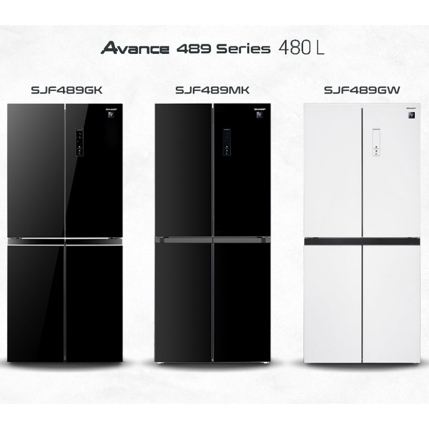 Thumbnail: [Free Shipping] SHARP Fridge 480L Inverter 4 Door Advance