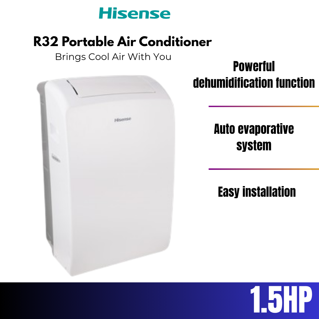 Hisense 1.5HP R32 Portable Air Conditioner AP12NXG