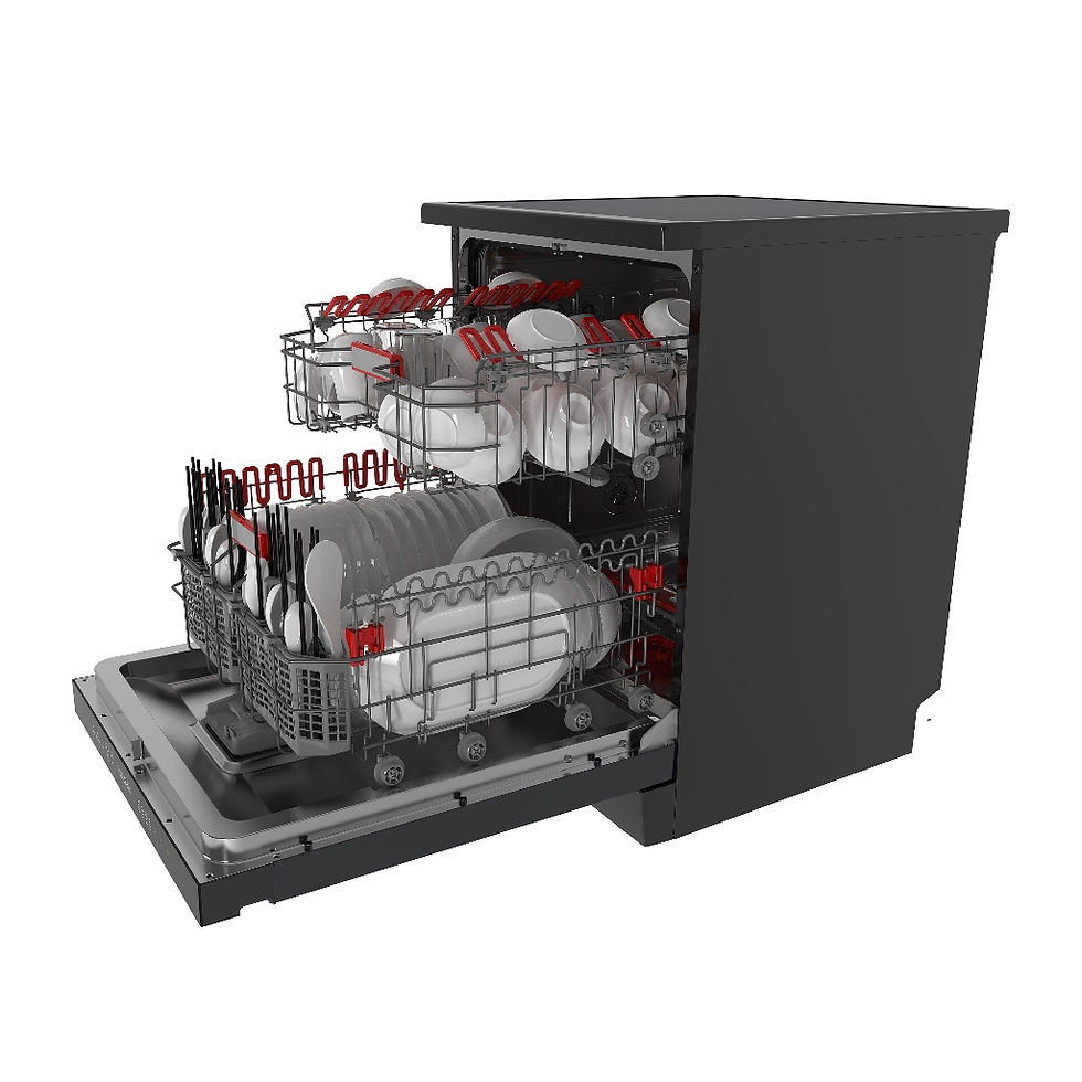 Thumbnail: [Free Shipping] TOSHIBA Free Standing 15 Places Settings Dishwasher DW-15F6(G)-M
