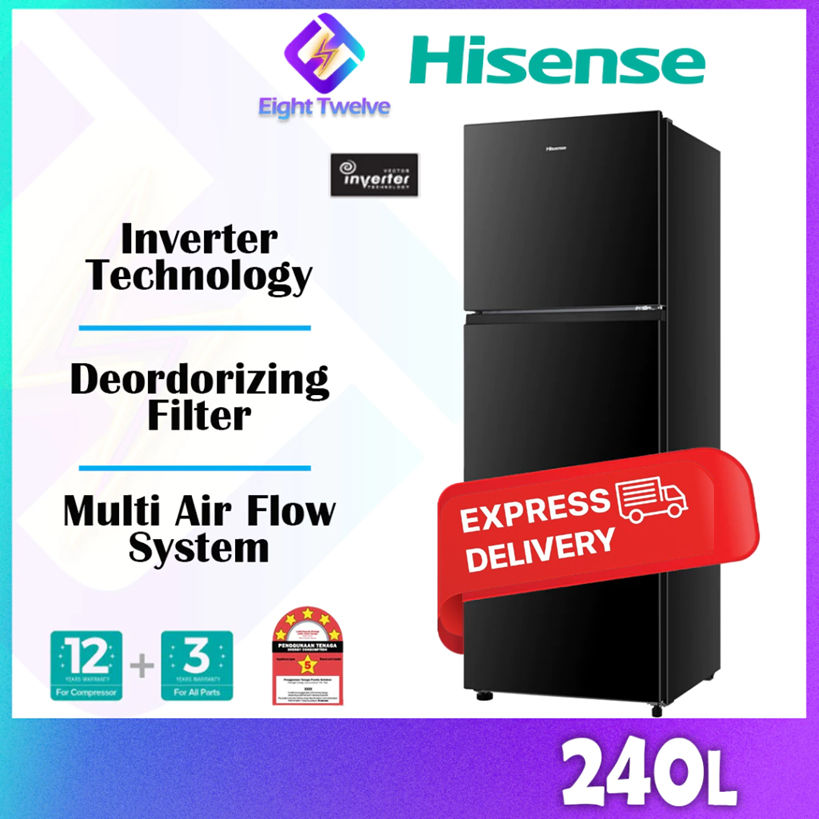 Thumbnail: [Free Shipping] Hisense 200L/240L/320L/420L 2 Door Fridge