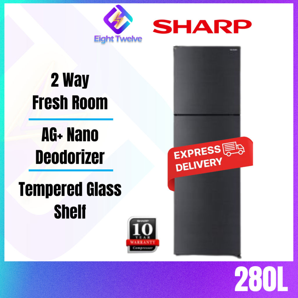 [Free Shipping] Sharp 280L~440L Inverter fridge