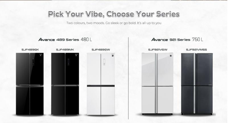 Thumbnail: Sharp 480L Avance Refrigerator SJF489GK