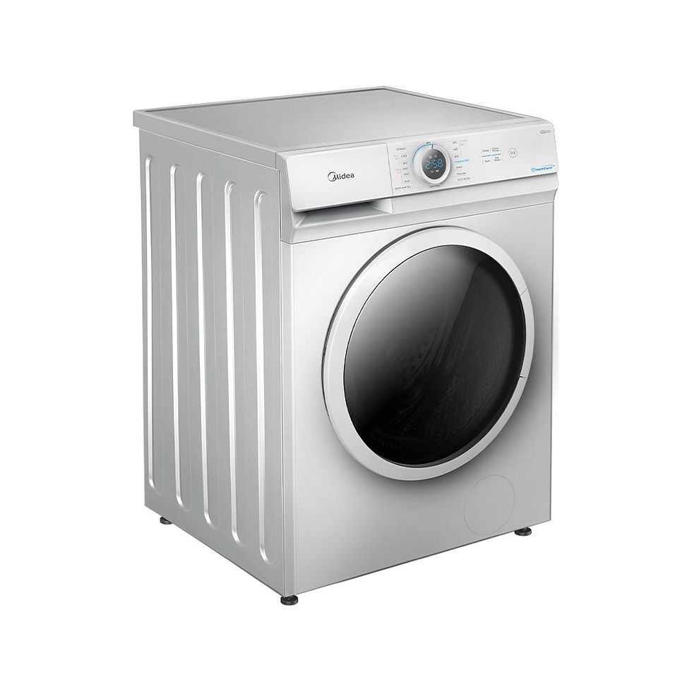 Thumbnail: Midea 9.5KG Front Load Washer MF100W95BW Inverter Quattro