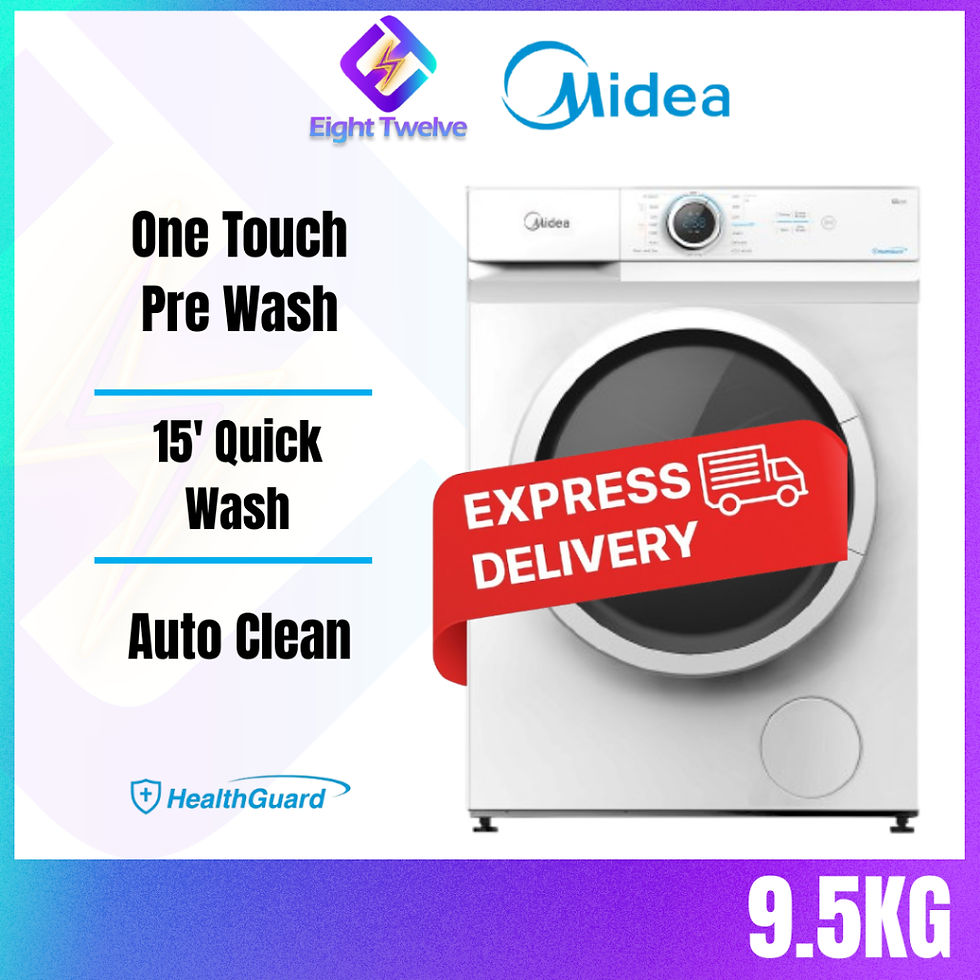 Thumbnail: [Free Shipping] MIDEA Front Loading 7.5kg 8.5kg 9.5kg