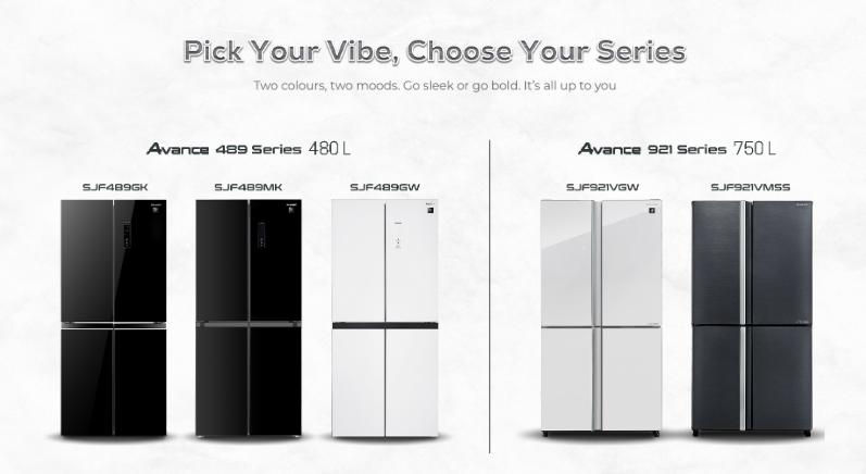 Thumbnail: Sharp 750L Avance Refrigerator SJF1022VMDS