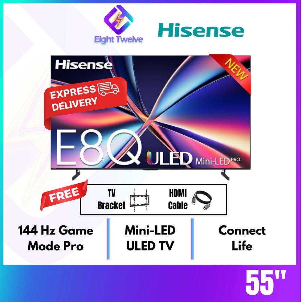 Thumbnail: [Free Shipping] HISENSE E8Q ULED Mini LED  4K AI TV 144HZ Refresh Rate