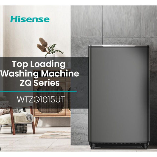Thumbnail: [Free Shipping] HISENSE 10.5KG Washing Machine WTZQ1015UT