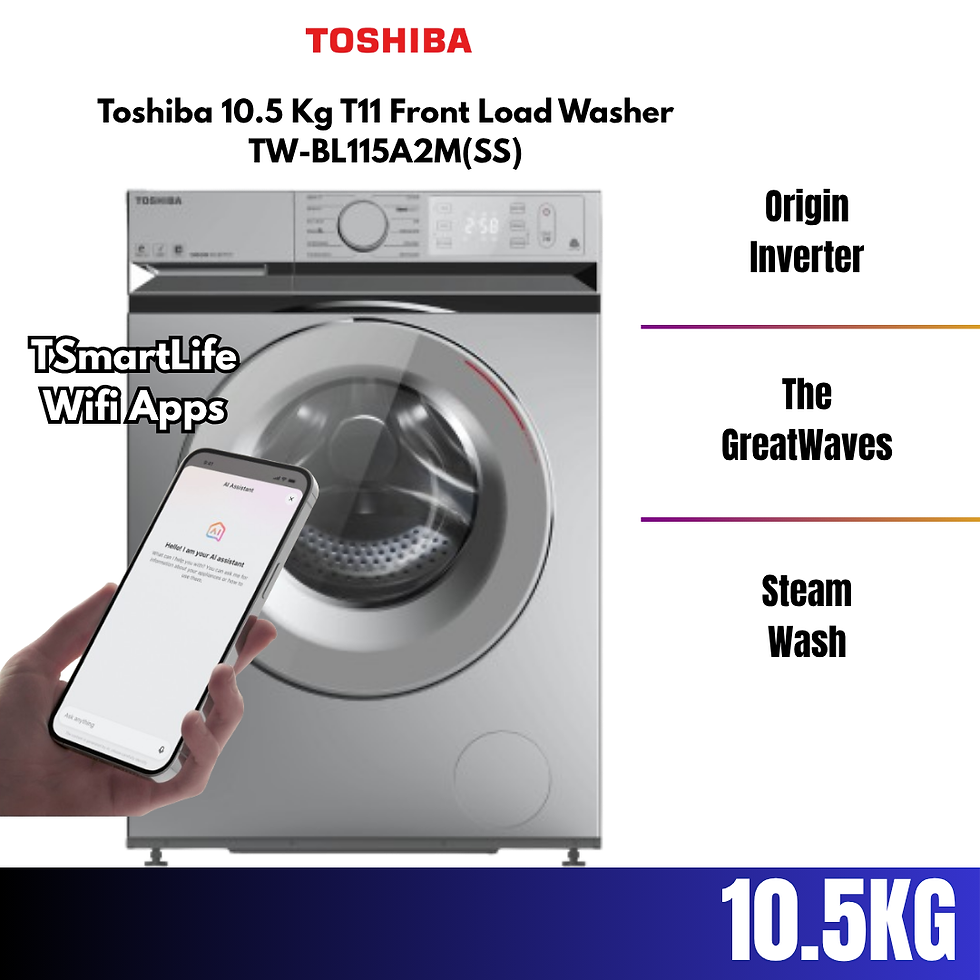 Thumbnail: Toshiba 10.5KG T11 Front Load Washer THE GREATWAVES