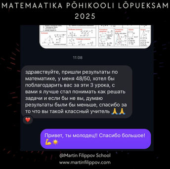 Martin Filippov offers online lessons and school tutoring in Tallinn, Estonia, specializing in mathematics, languages, and exam preparation