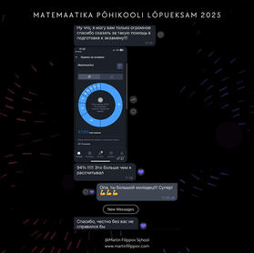 Martin Filippov offers online lessons and school tutoring in Tallinn, Estonia, specializing in mathematics, languages, and exam preparation