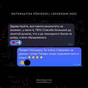 Martin Filippov offers online lessons and school tutoring in Tallinn, Estonia, specializing in mathematics, languages, and exam preparation