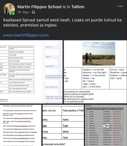 Eesti keele tunnid Tallinnas, eesti keele õppimine Tallinnas, eesti keele õpetaja Tallinnas, eesti keele kursused Eestis, eesti keele eratunnid Tallinnas, eesti keele grammatika tunnid, eesti keele rääkimise harjutamine, eesti keel algajatele Tallinnas, eesti keele eksamiks ettevalmistus, Martin Filippovi arvustused, eesti keele veebitunnid Eestis, eesti keele kool Tallinnas.