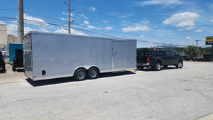 Enclosure auto hauler and cargo trailer.
