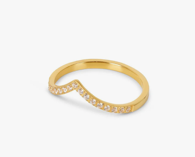 ANEL TRINITY ZIRCONIA OURO