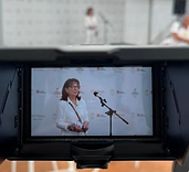 Kate presenting photo