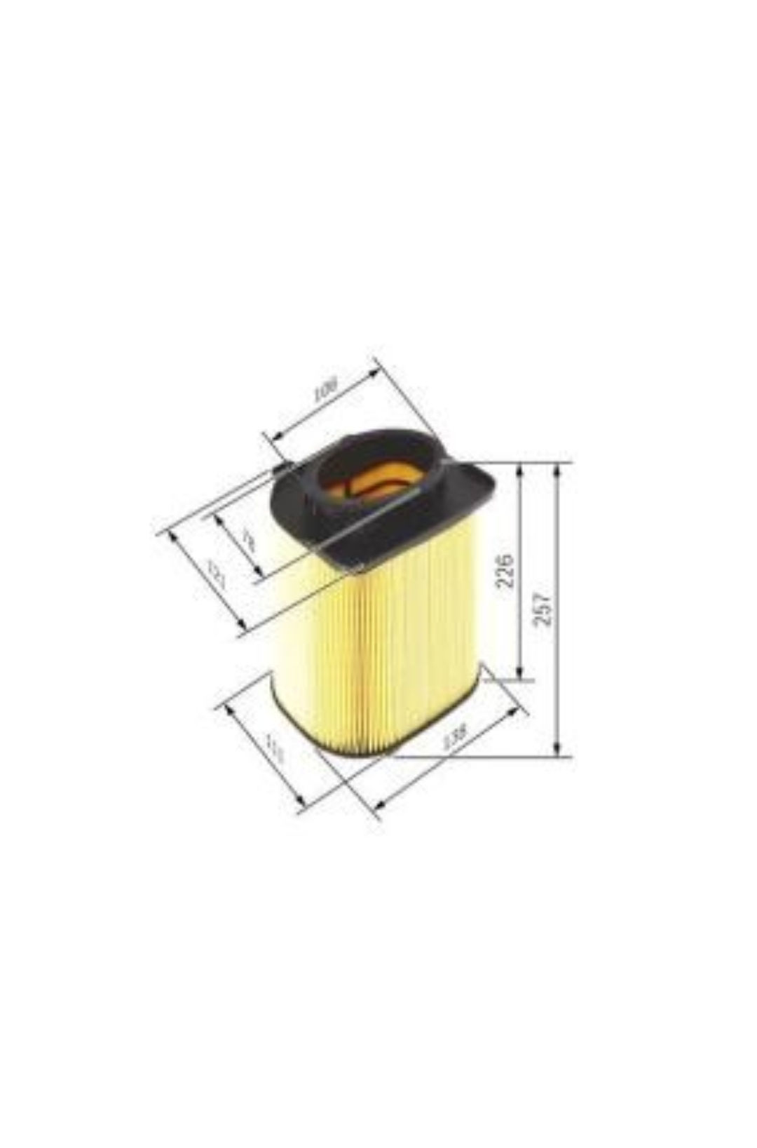 Bosch Luftfilter S0480