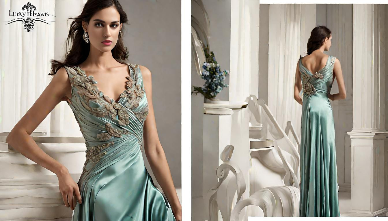 THE LAST DANCE Silk Elegance Evening Gown