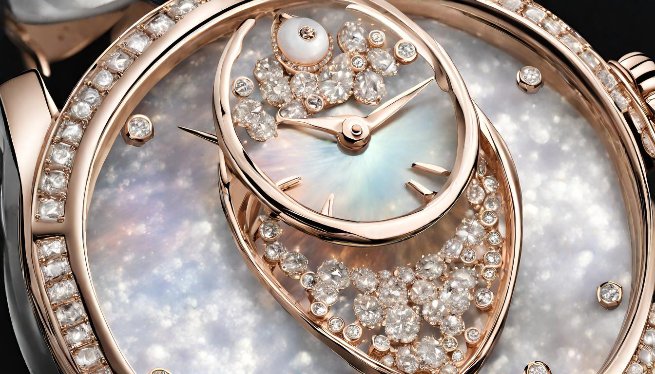 THE QUEENS EYE Limited Edition Timepiece: Celestial Elegance Diamond Watch