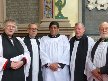 Patrick Riedy commissioned as Lay Reader. 