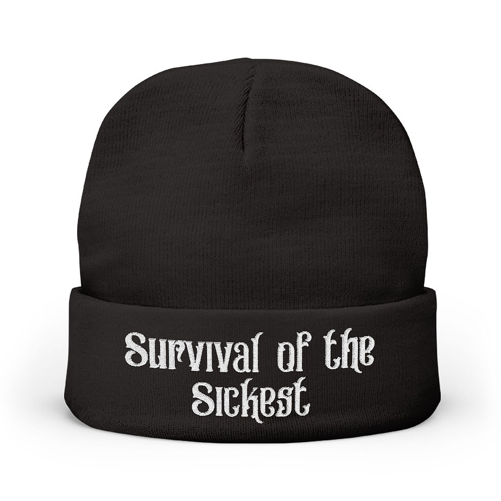 S.O.S Beenie Black