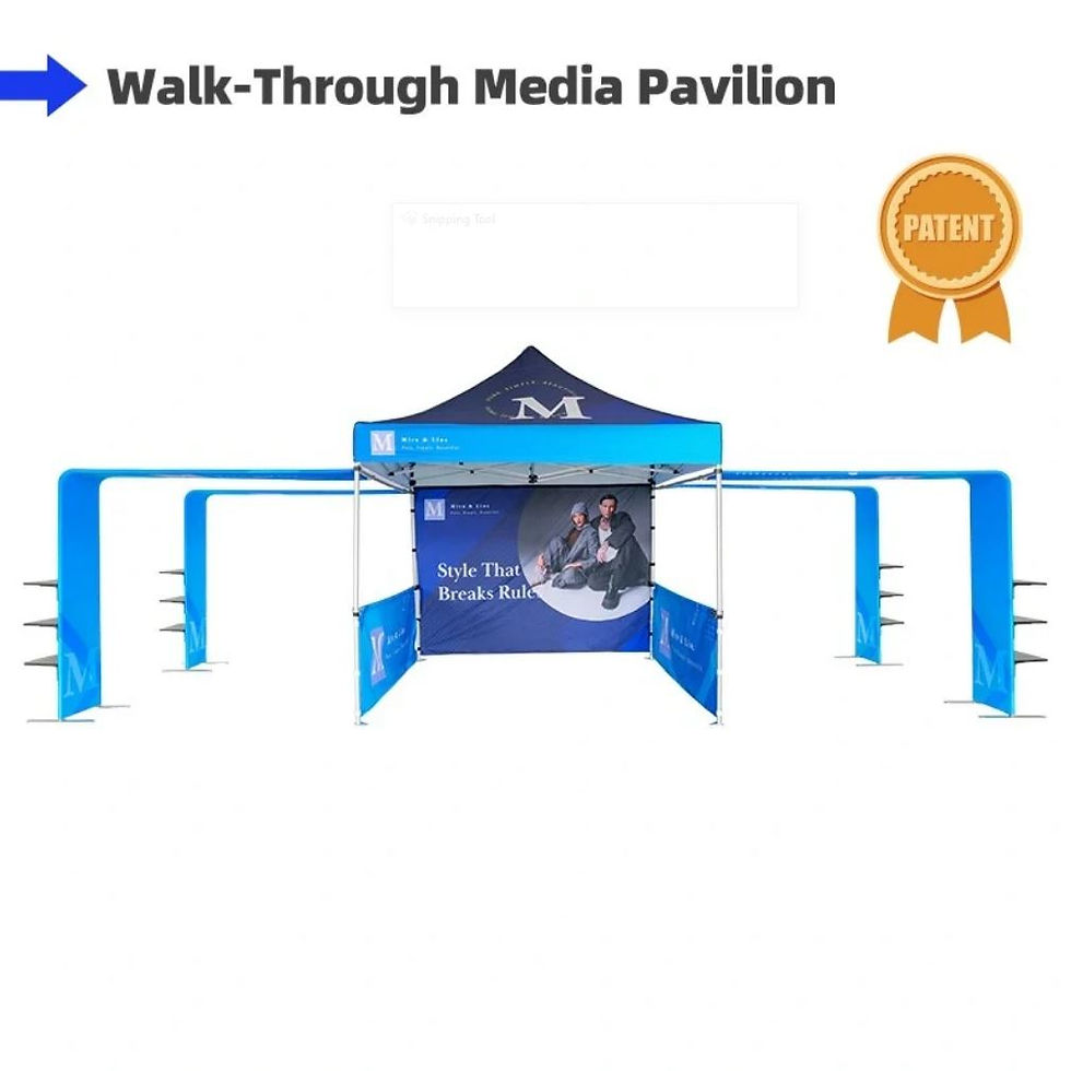 Thumbnail: BEARDOWN 10' x 10' Expanded Retail Tent Kit A3