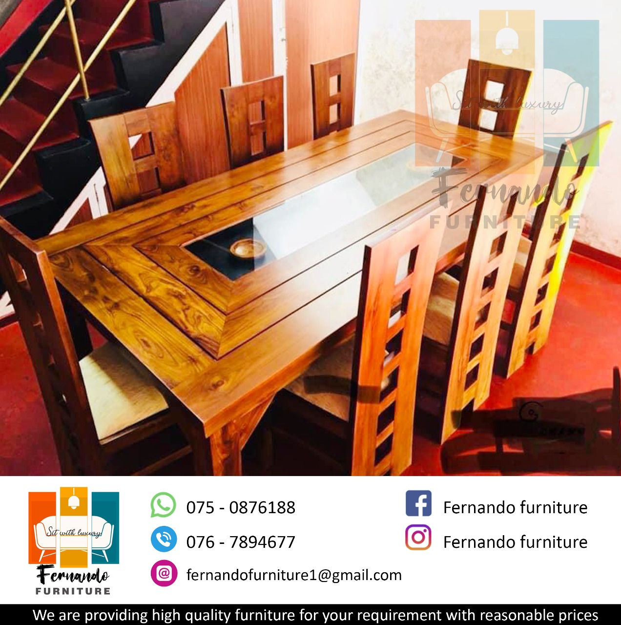 Dining table number 2001