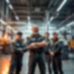 Centaurix Team in hydraulic workshop