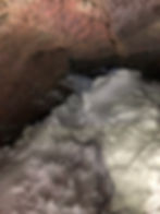 Inside the lava cave
