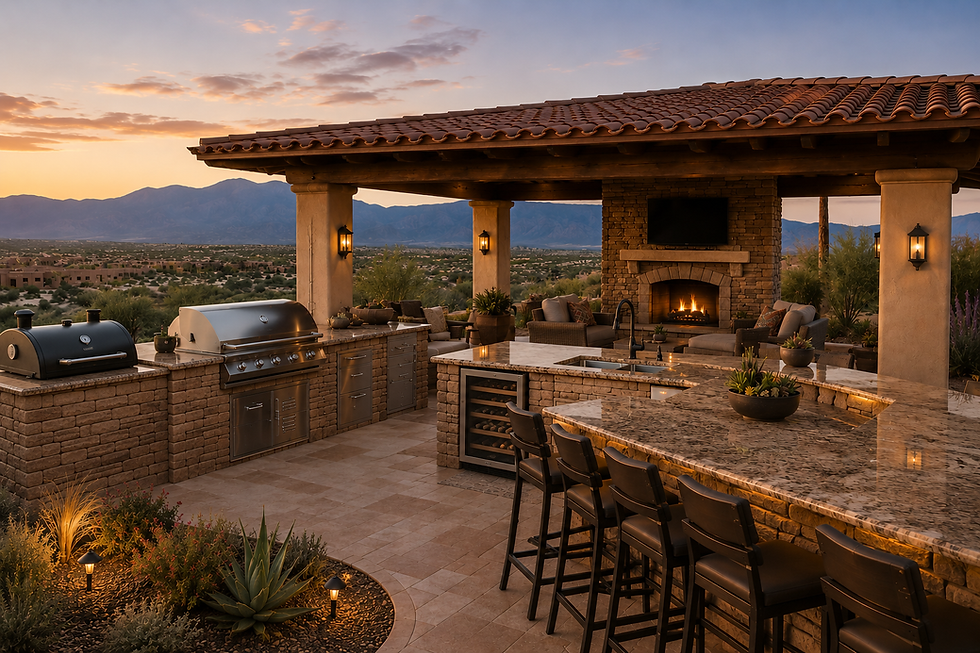 Planning an Outdoor Kitchen in Albuquerque: How to Design, Plan Utilities, Materials, and Backyard Living