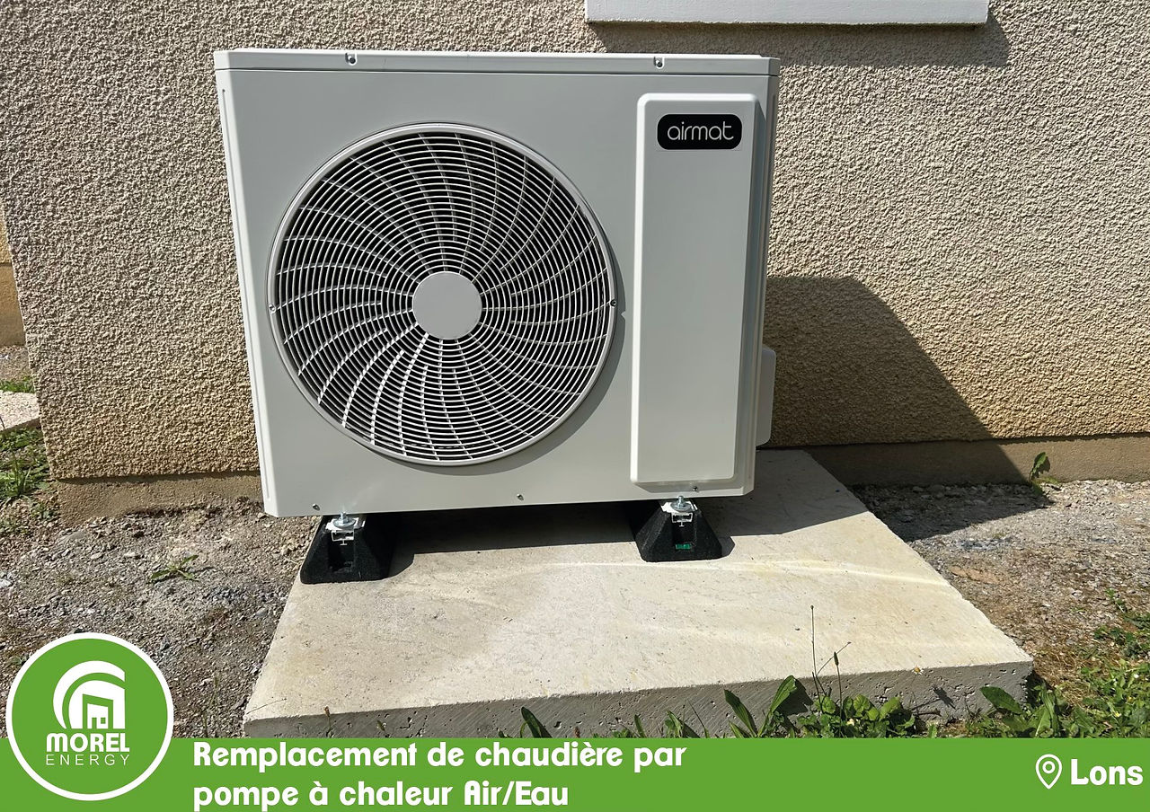 Pompe à chaleur air eau à Lons