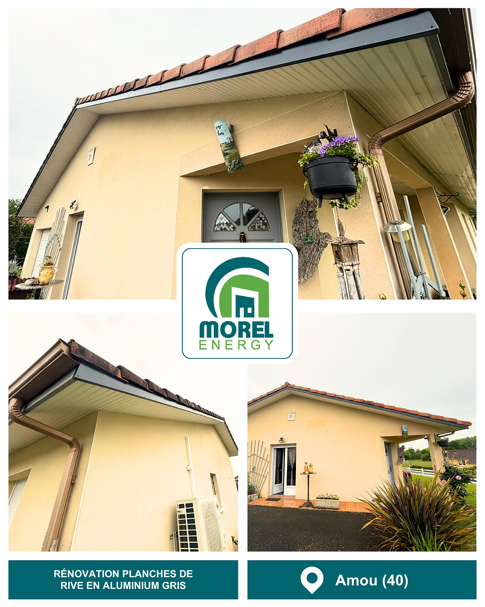 Rénovation toiture tartas Morel Energy