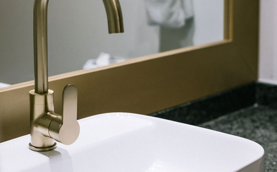 Oasis Hotel King Room Bathroom Washbasin Side View