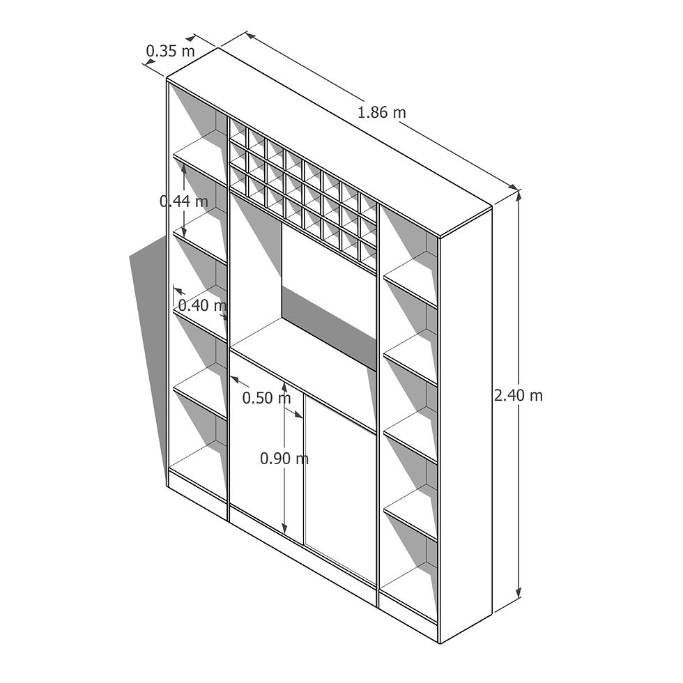 Miniatura: Mueble de bar BAR102