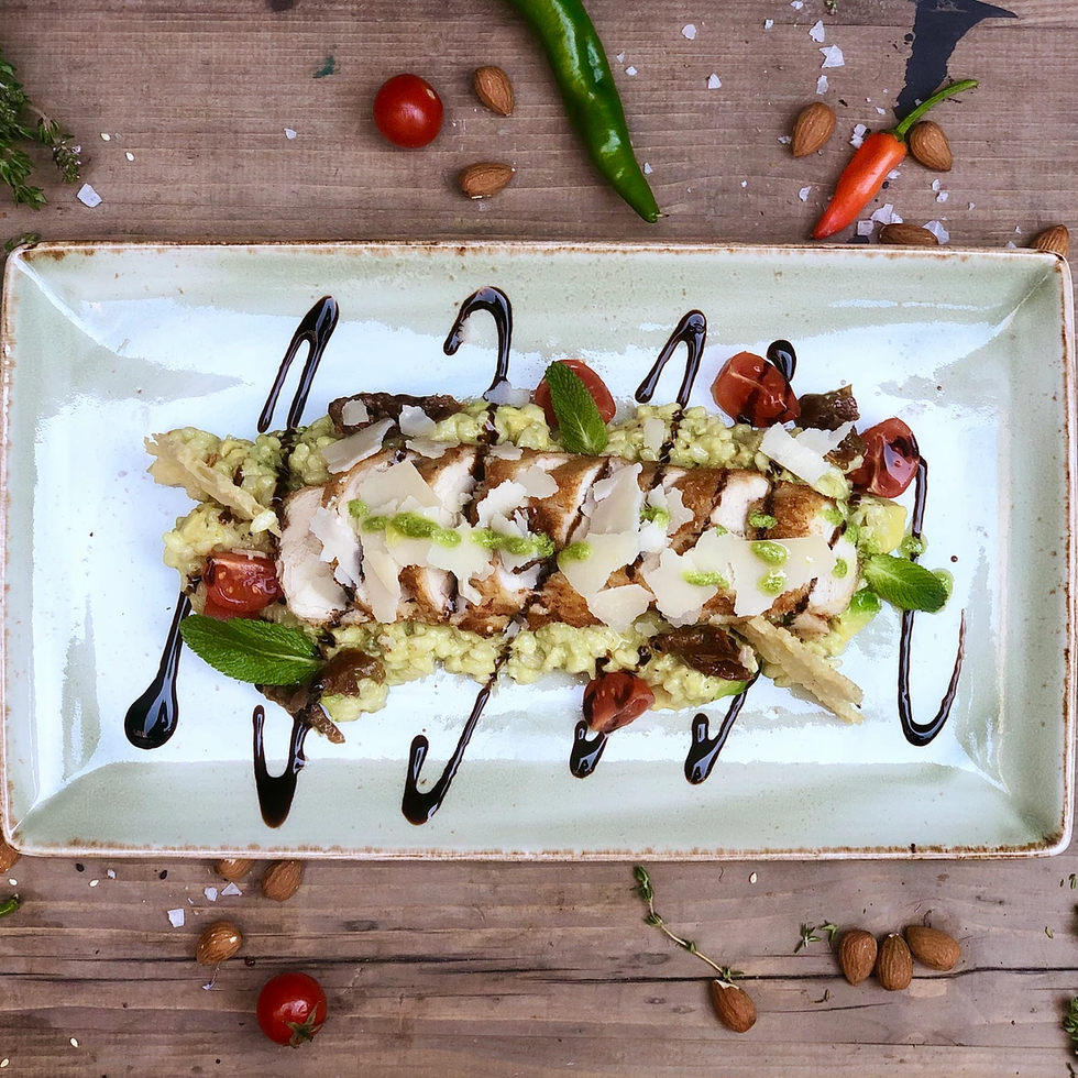 Chicken Avocado Risotto.