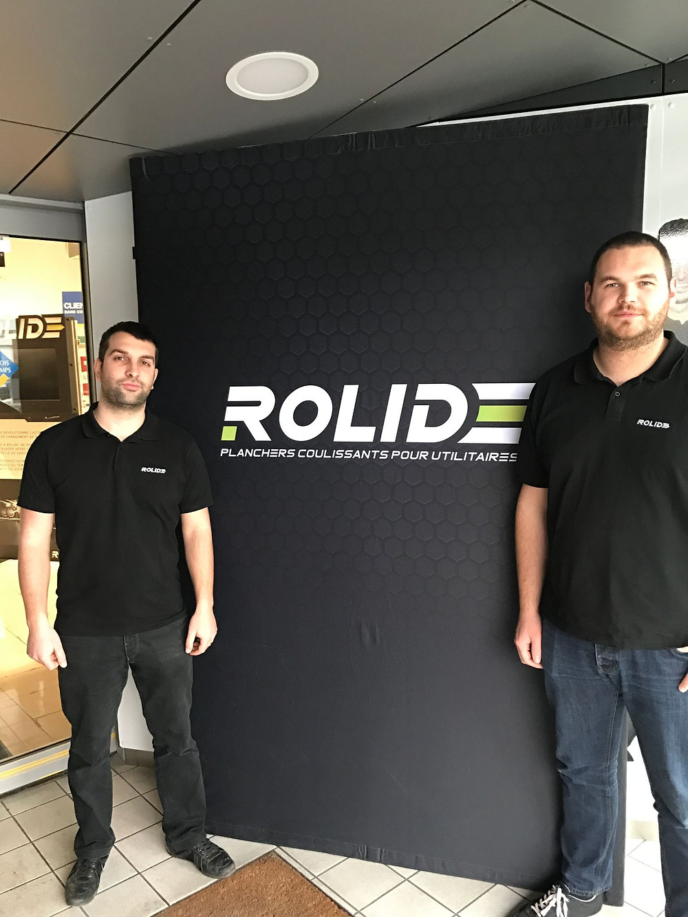 Julien et Quentin, inventeur des planchers coulissants pour utilitaire