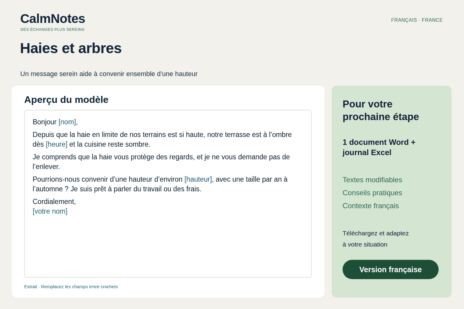 Arbres et haies du voisin qui prennent la lumière — Pack