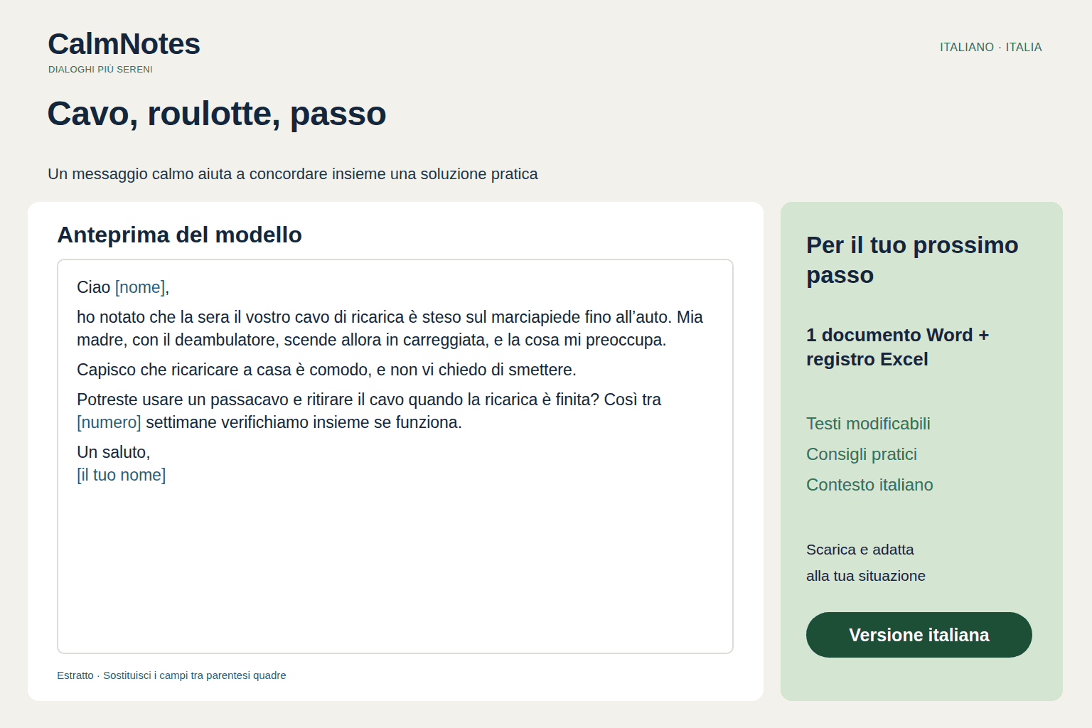 Cavo di ricarica, roulotte o passo carrabile bloccato — Pacchetto