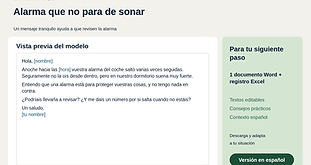 Paquete «Alarma que no para de sonar»: mensajes de ejemplo y herramientas prácticas