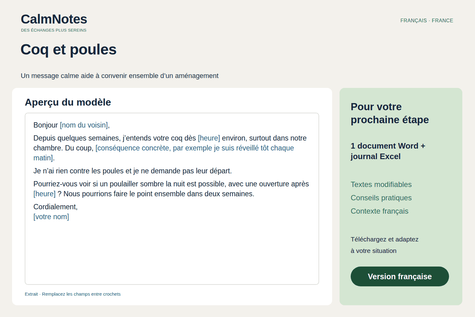 Coq et poules du voisin — Pack