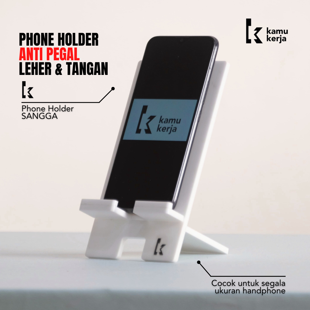 Phone Holder SANGGA V1 Akrilik Putih