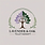 Oak tree on lavender background