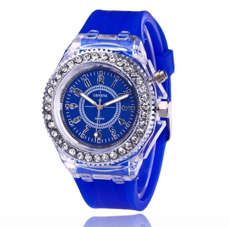 Thumbnail: LED Light Quartz Watch Ladies
