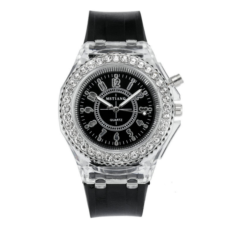 Thumbnail: LED Light Quartz Watch Ladies