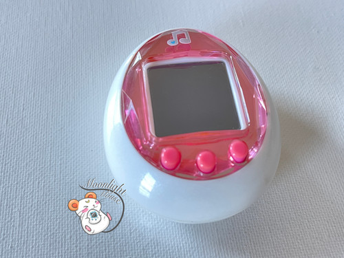 Tamagotchi iD Lovely Melody Pink White Bandai Japan 2009