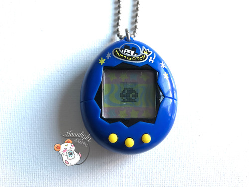Tamagotchi Original Gen 2 P2 Blue Spaceship Bandai Japan 1997