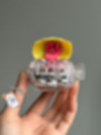 Thumbnail: CUSTOM: Tamagotchi Paradise Young Mametchi 3D Print Top Cover Transparent Shell