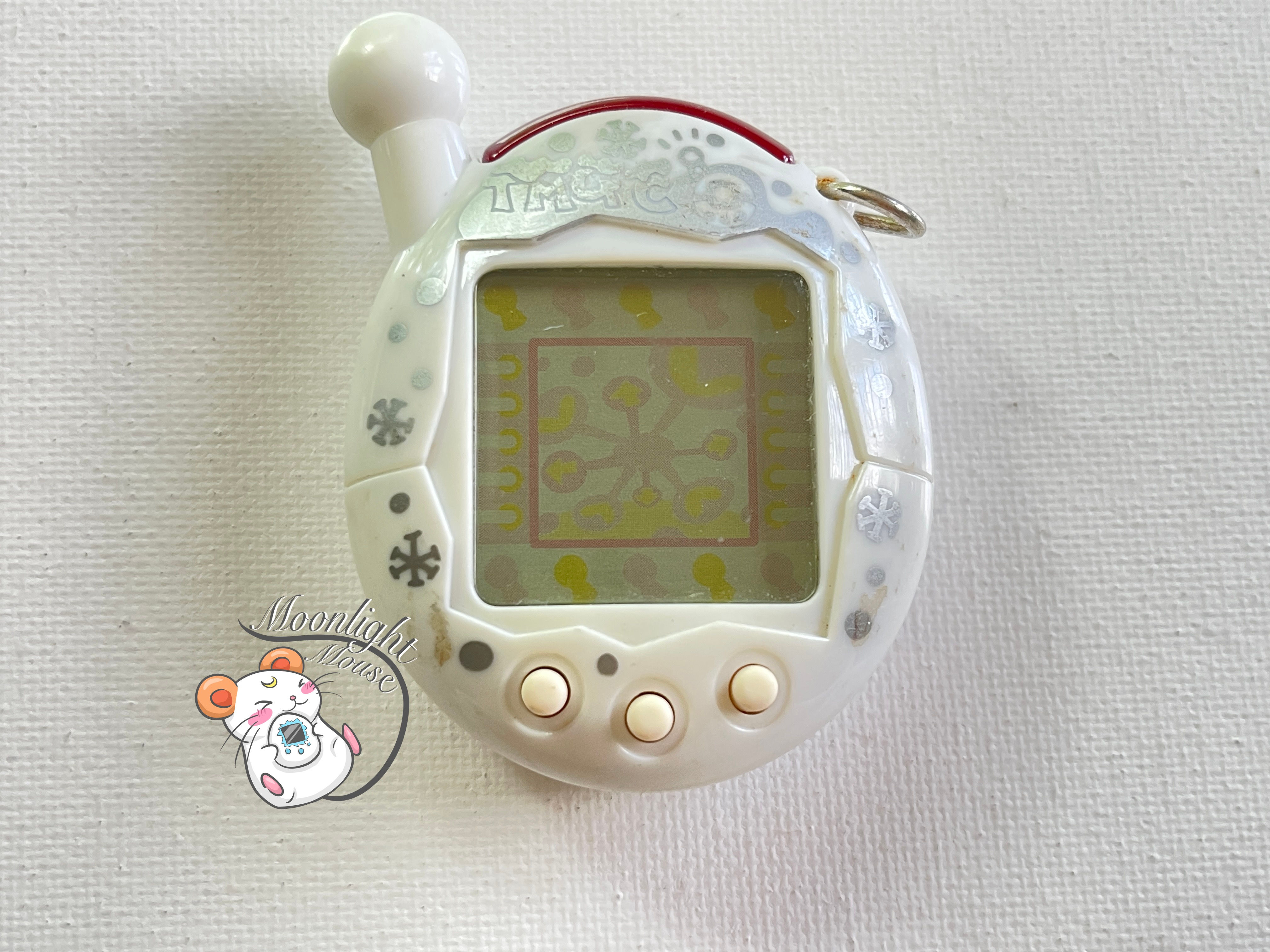 Tamagotchi Chou Jinsei Enjoi Entama White Snowflake Bandai Japan 2006