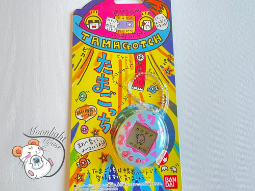 Tamagotchi Original Gen 1 P1 Blue Pink Numbers Bandai Japan 1996